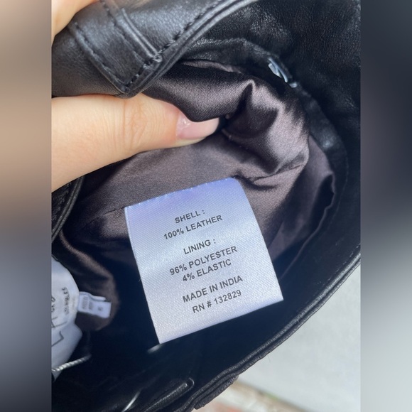 L’Academie Kane High Rise Genuine Leather Pants XS - Picture 5 of 6